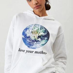Love Your Mother Earth Hoodie Sweatshirt Womens